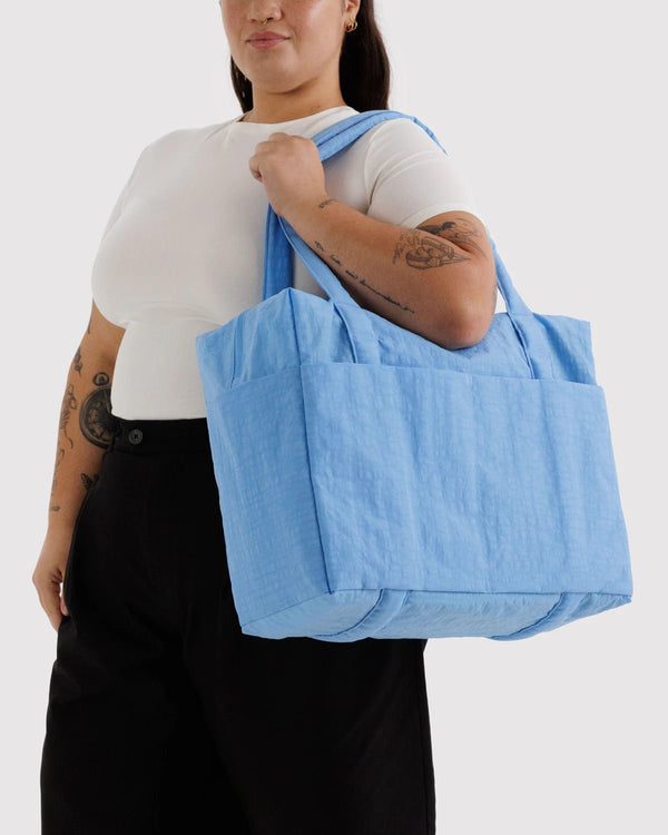 BAGGU Carry-On Cloud Bag with 5 Exterior Pockets - Recycled - Plastic Freedom