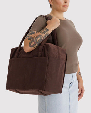 BAGGU Carry-On Cloud Bag with 5 Exterior Pockets - Recycled - Plastic Freedom