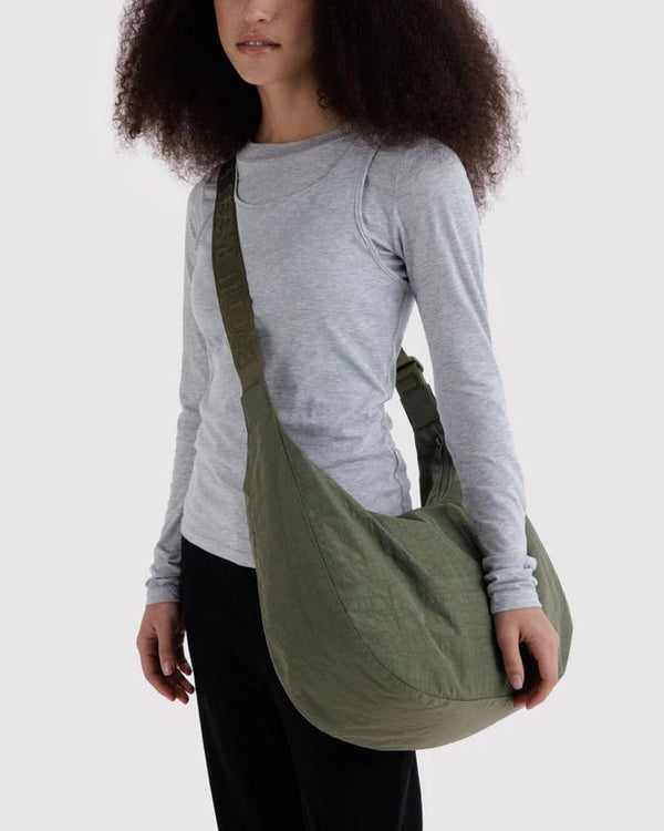 BAGGU Crescent Bag Large Extended 41" Strap - Recycled - Plastic Freedom