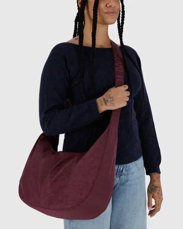 BAGGU Crescent Bag Large Extended 41" Strap - Recycled - Plastic Freedom