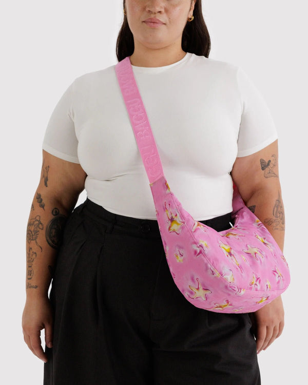 BAGGU Crescent Bag Medium Extended 47" Strap - Recycled - Plastic Freedom