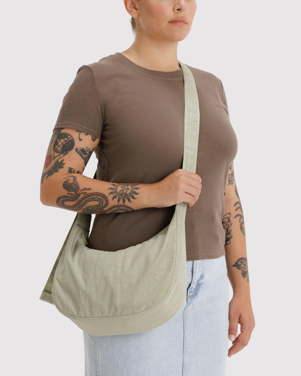 BAGGU Crescent Bag Medium Extended 47" Strap - Recycled - Plastic Freedom