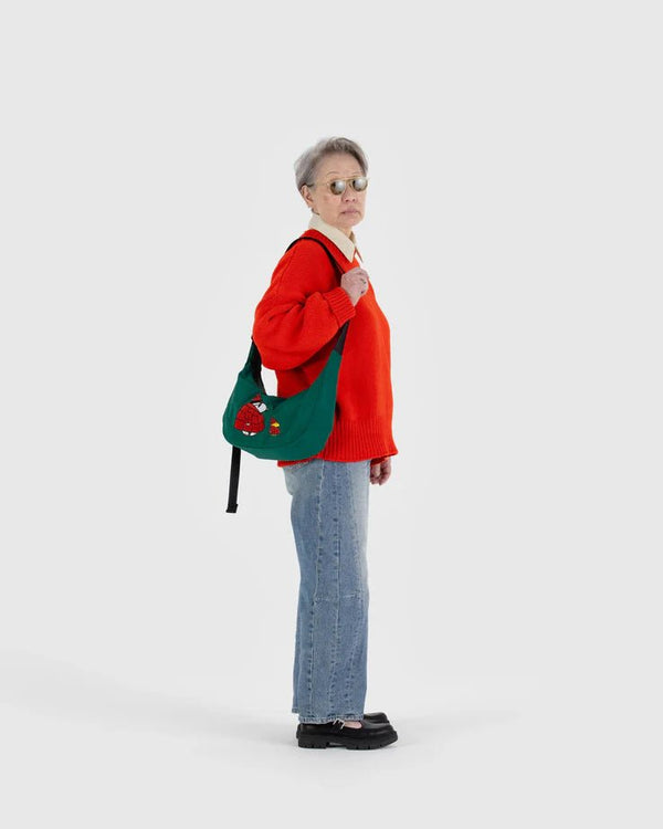 BAGGU Crescent Bag Medium Extended 47" Strap - Recycled - Plastic Freedom