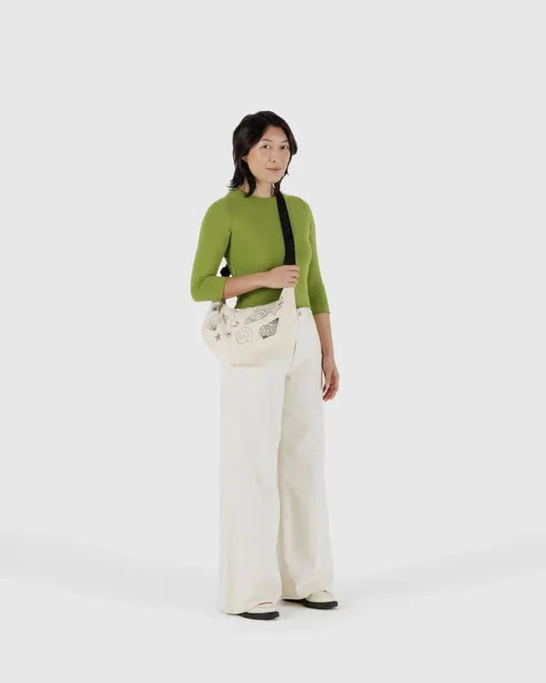 BAGGU Crescent Bag Medium Extended 47" Strap - Recycled - Plastic Freedom