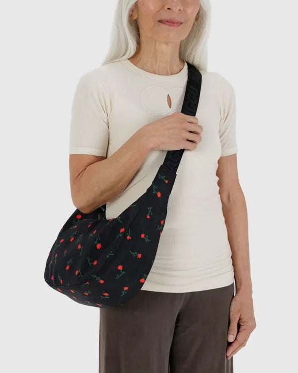 BAGGU Crescent Bag Medium Extended 47" Strap - Recycled - Plastic Freedom