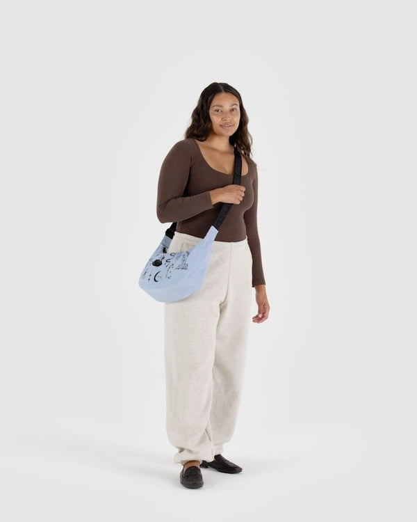 BAGGU Crescent Bag Medium Extended 47" Strap - Recycled - Plastic Freedom
