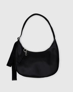 BAGGU Crescent Bag Medium - Recycled Leather - Plastic Freedom
