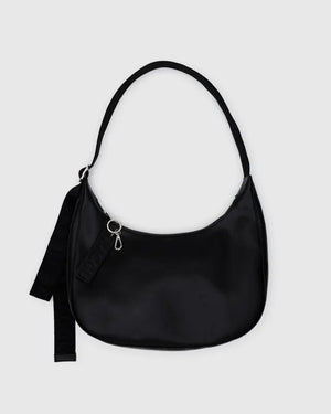 BAGGU Crescent Bag Medium - Recycled Leather - Plastic Freedom