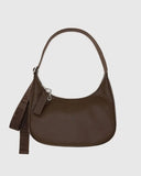 BAGGU Crescent Bag Medium - Recycled Leather - Plastic Freedom