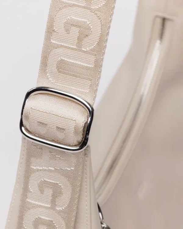 BAGGU Crescent Bag Medium - Recycled Leather - Plastic Freedom