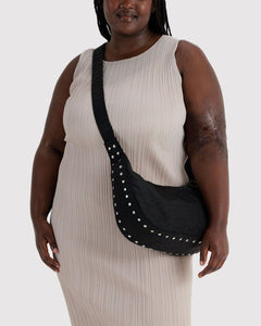 BAGGU Crescent Bag Medium Studs - Recycled - Plastic Freedom