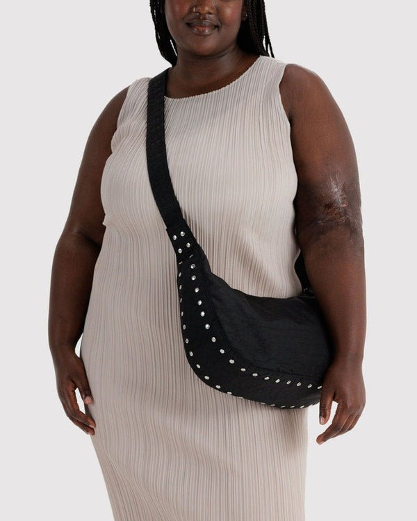 BAGGU Crescent Bag Medium Studs - Recycled - Plastic Freedom