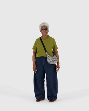 BAGGU Crescent Bag Small Extended 51" Strap - Recycled - Plastic Freedom
