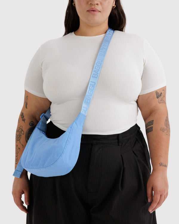 BAGGU Crescent Bag Small Extended 51" Strap - Recycled - Plastic Freedom