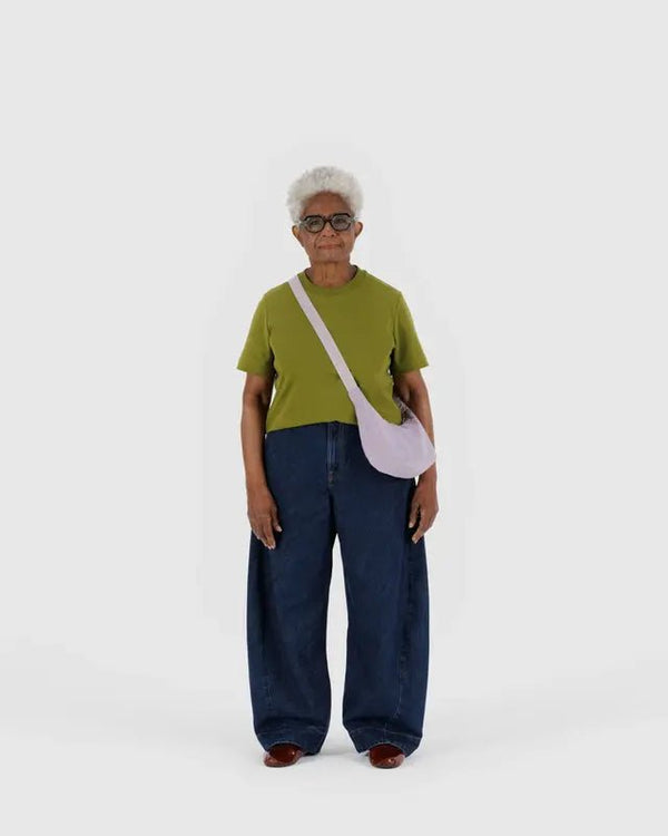 BAGGU Crescent Bag Small Extended 51" Strap - Recycled - Plastic Freedom