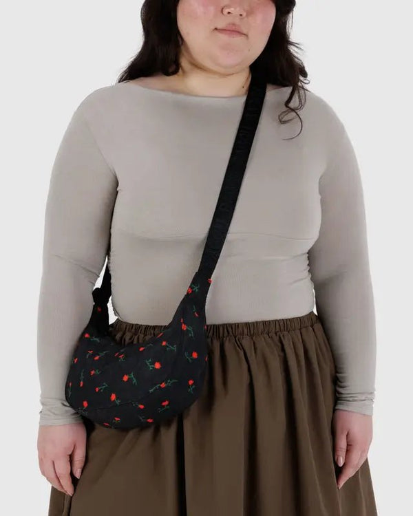 BAGGU Crescent Bag Small Extended 51" Strap - Recycled - Plastic Freedom