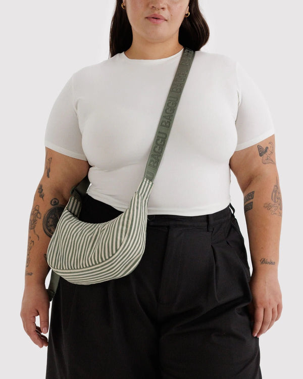 BAGGU Crescent Bag Small Extended 51" Strap - Recycled - Plastic Freedom