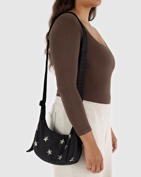 BAGGU Crescent Bag Small Extended 51" Strap - Recycled - Plastic Freedom