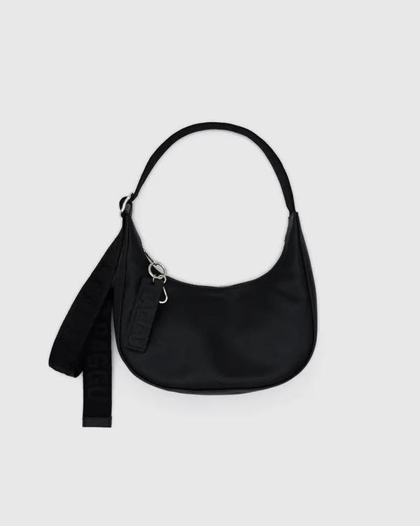 BAGGU Crescent Bag Small - Recycled Leather - Plastic Freedom
