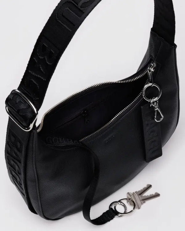 BAGGU Crescent Bag Small - Recycled Leather - Plastic Freedom