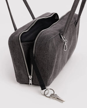 BAGGU Denim Bowler Bag - Plastic Freedom