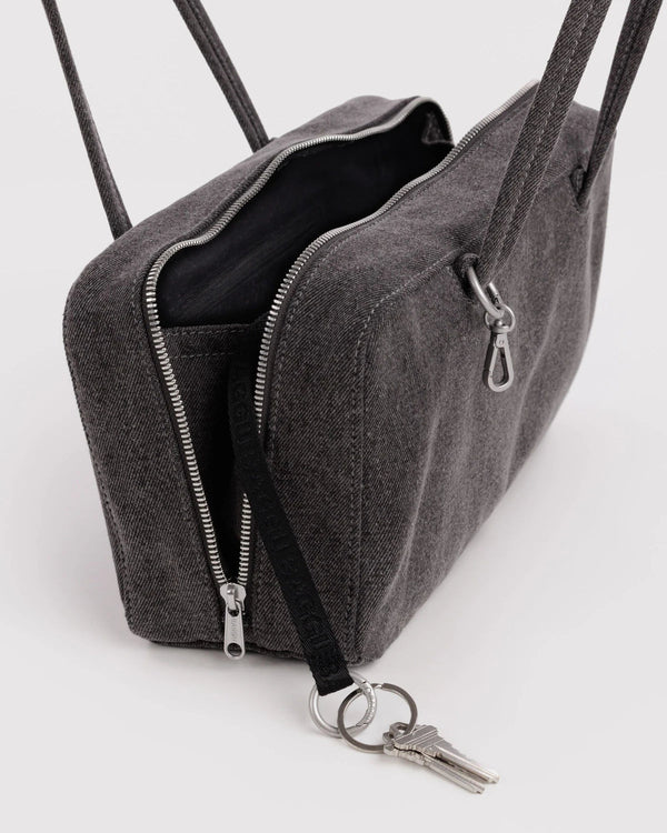 BAGGU Denim Bowler Bag - Plastic Freedom