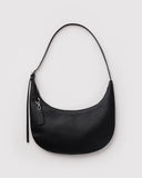 BAGGU Flat Crescent Recycled Leather Bag - Medium - Plastic Freedom