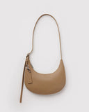 BAGGU Flat Crescent Recycled Leather Bag - Small - Plastic Freedom