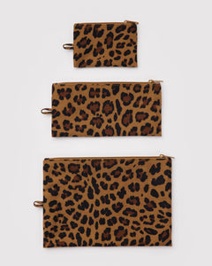 BAGGU Flat Pouch Set - Early Access - Leopard