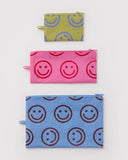 BAGGU Flat Pouch Set - Recycled - Plastic Freedom