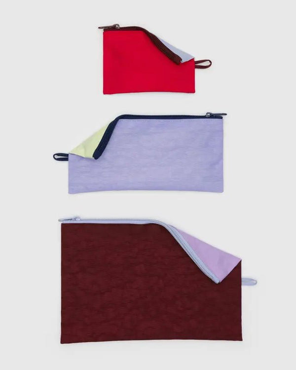 BAGGU Flat Pouch Set - Recycled - Plastic Freedom