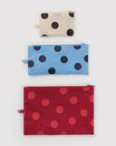 BAGGU Flat Pouch Set - Recycled - Plastic Freedom