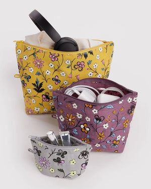 BAGGU Go Pouch Set - Recycled - Plastic Freedom