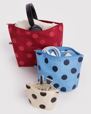 BAGGU Go Pouch Set - Recycled - Plastic Freedom
