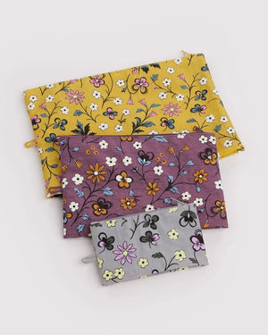BAGGU Go Pouch Set - Recycled - Plastic Freedom