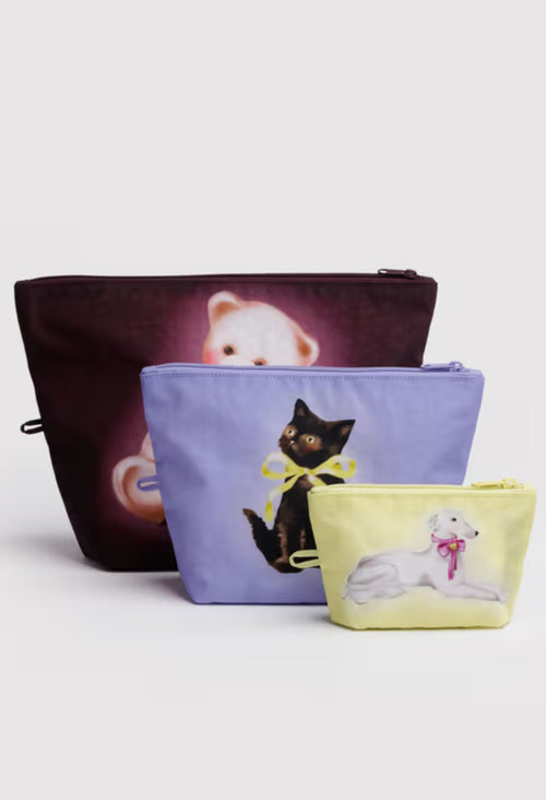 BAGGU Go Pouch Set - Recycled - Plastic Freedom