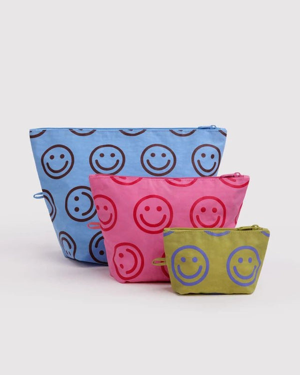 BAGGU Go Pouch Set - Recycled - Plastic Freedom