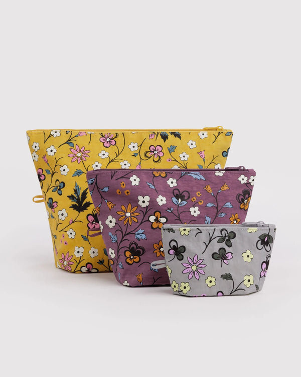 BAGGU Go Pouch Set - Recycled - Plastic Freedom