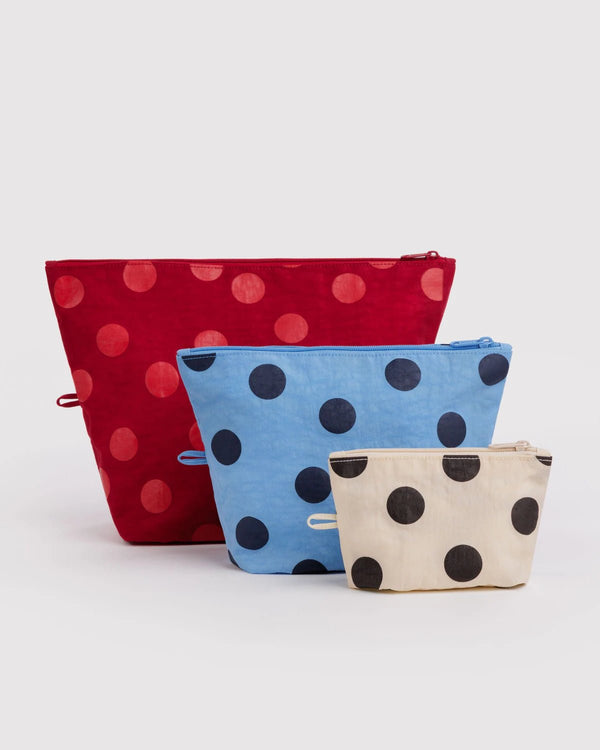 BAGGU Go Pouch Set - Recycled - Plastic Freedom