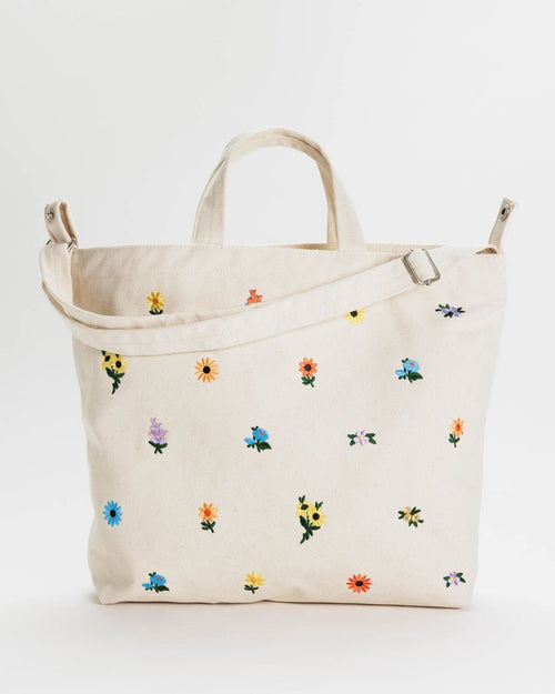 BAGGU Horizontal Zip Duck Bag - Recycled Cotton - Plastic Freedom