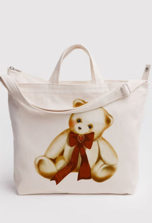BAGGU Horizontal Zip Duck Bag - Recycled Cotton - Plastic Freedom