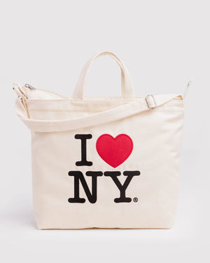 BAGGU Horizontal Zip Duck Bag - Recycled Cotton - Plastic Freedom