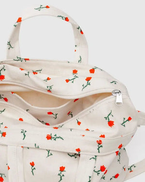 BAGGU Horizontal Zip Duck Bag - Recycled Cotton - Plastic Freedom