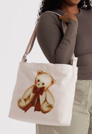BAGGU Horizontal Zip Duck Bag - Recycled Cotton - Plastic Freedom