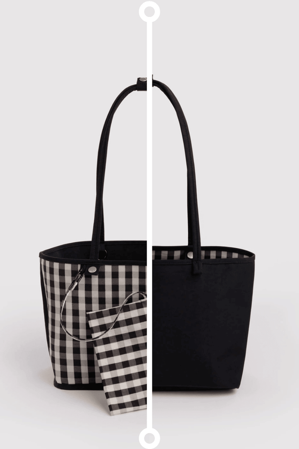 BAGGU Medium Reversible Tote Bag - Recycled - Plastic Freedom