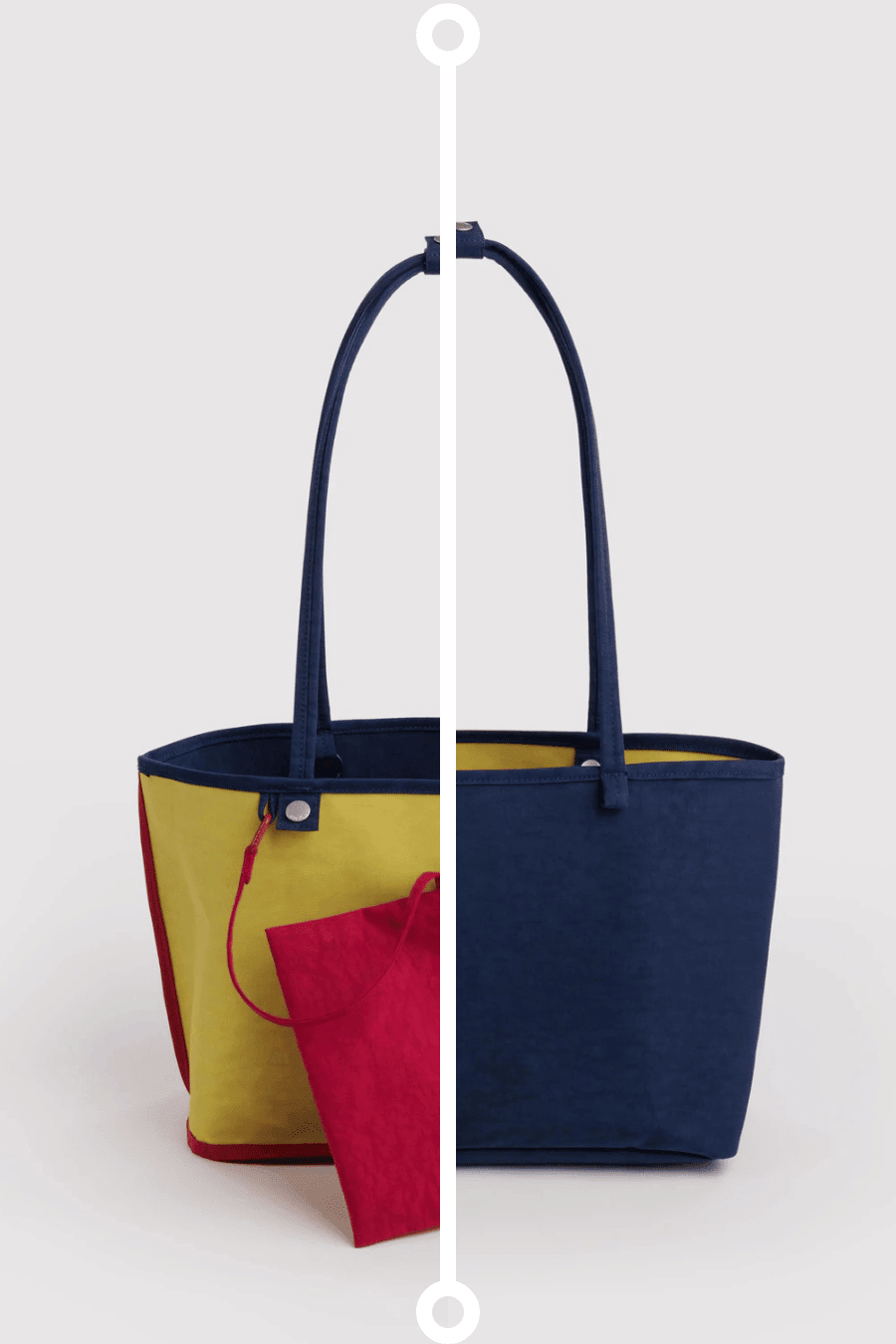 BAGGU Medium Reversible Tote Bag - Recycled - Plastic Freedom
