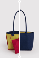 BAGGU Medium Reversible Tote Bag - Recycled - Plastic Freedom