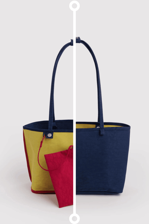 BAGGU Medium Reversible Tote Bag - Recycled - Plastic Freedom