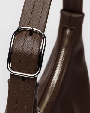 BAGGU Mini Shoulder Bag - Recycled Leather - Plastic Freedom