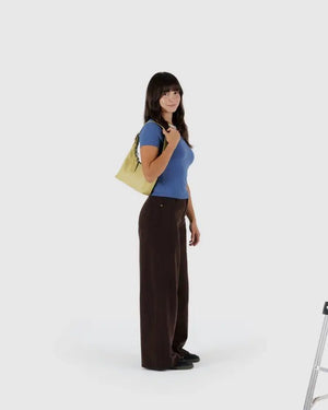 BAGGU Mini Shoulder Bag - Recycled Leather - Plastic Freedom